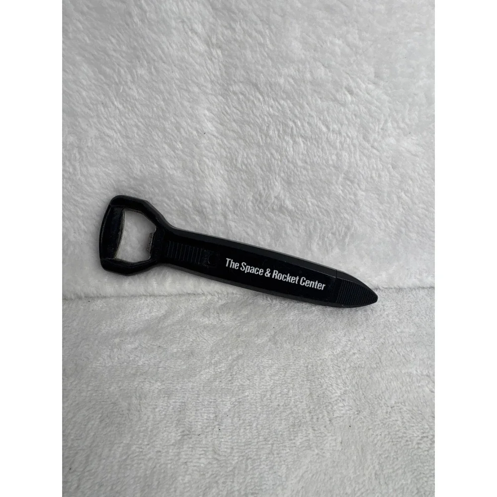 Vintage Space & Rocket Center Bottle Opener Pen Unisex OS Black Good